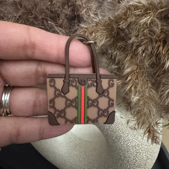 Red Fashion Mini Bag Keychain/Charm - Picture 3 of 3